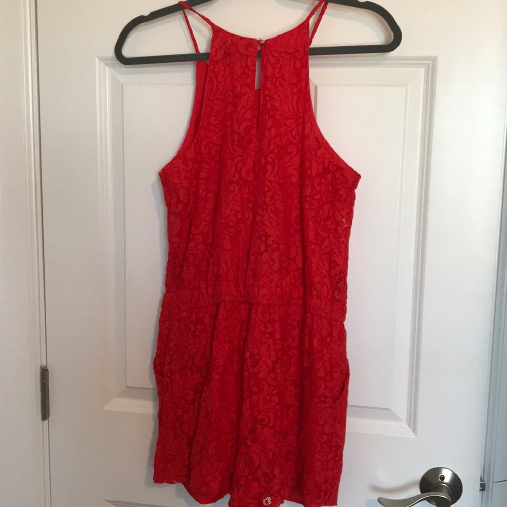 Red romper - Picture 2 of 2